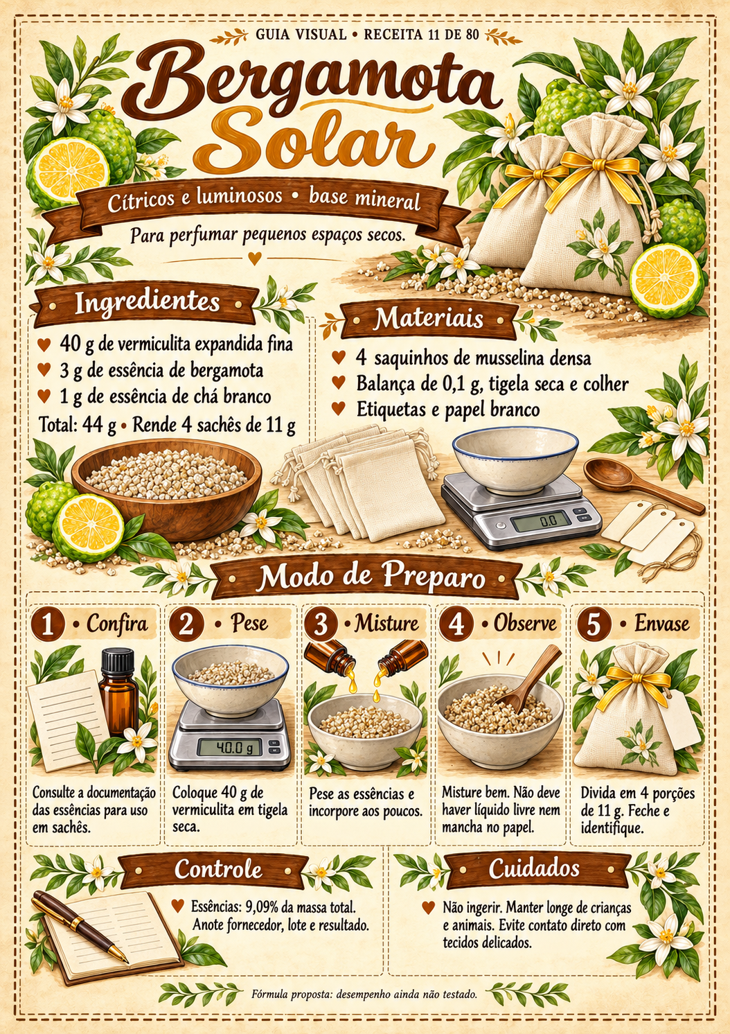 Guia visual: Bergamota Solar