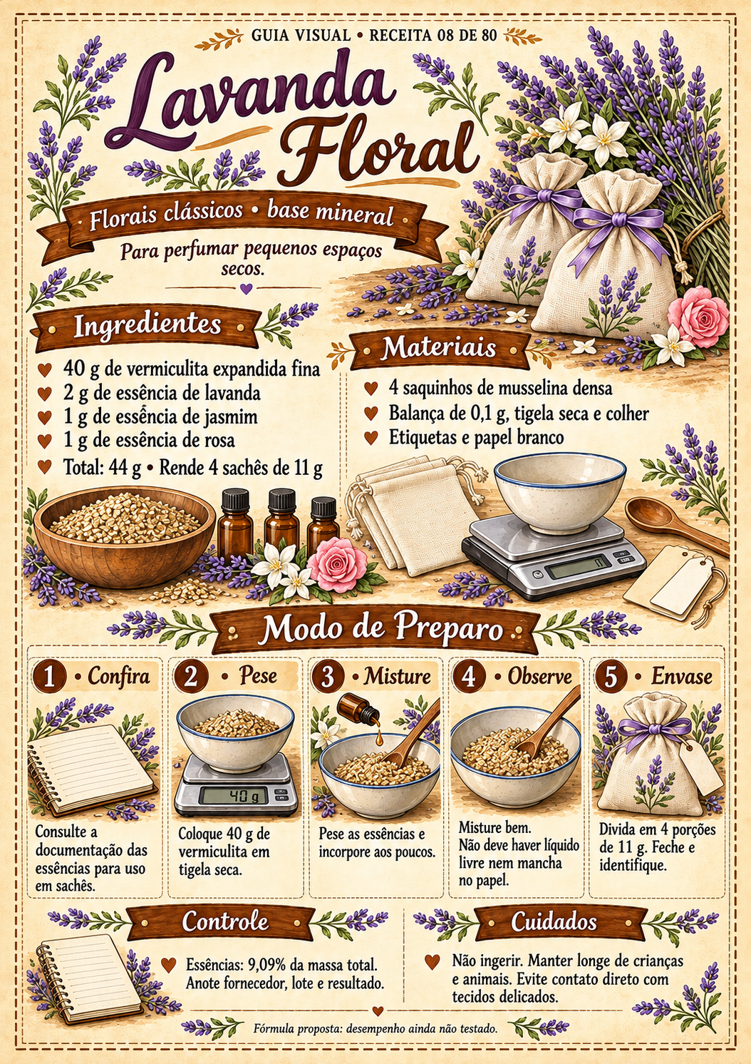 Guia visual: Lavanda Floral